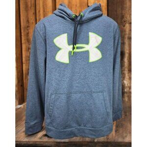 Under Armour Mens Grey Hoodie Medium Loose Fit